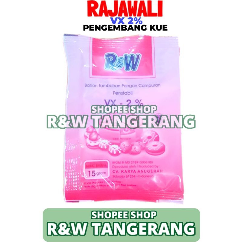 

VX 2% Rajawali Pengembang Kue 15 Gram