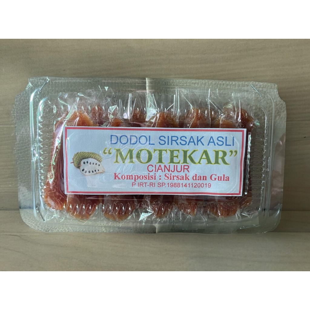 

DODOL SIRSAK ASLI MOTEKAR CIANJUR 200GR