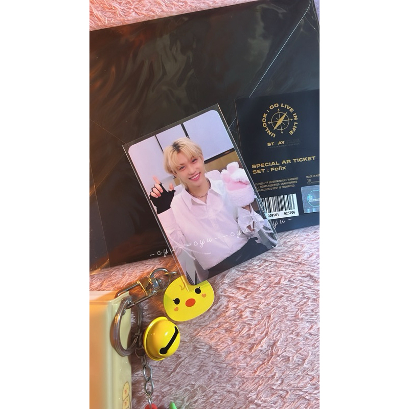 felix pc ar photocard set stray kids md district unlock