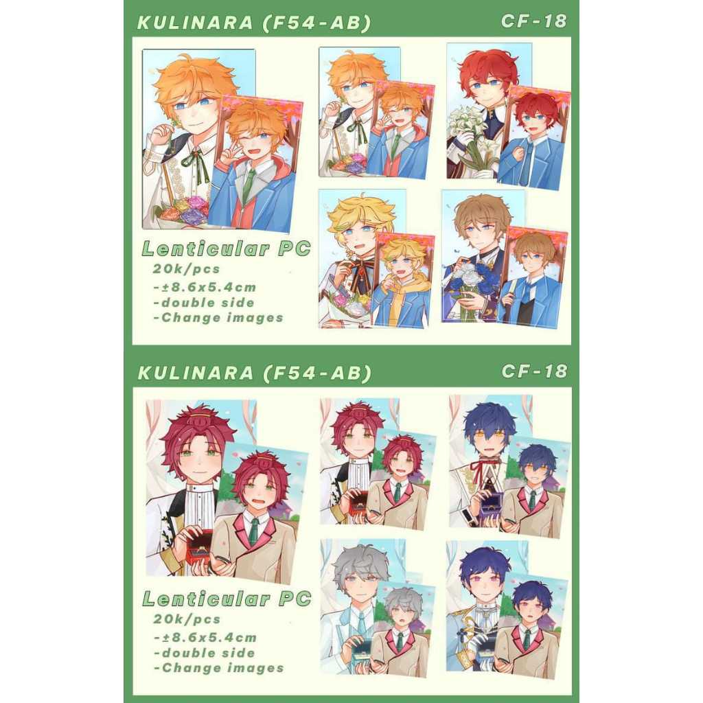 Lenticular Photocard Ensemble Stars