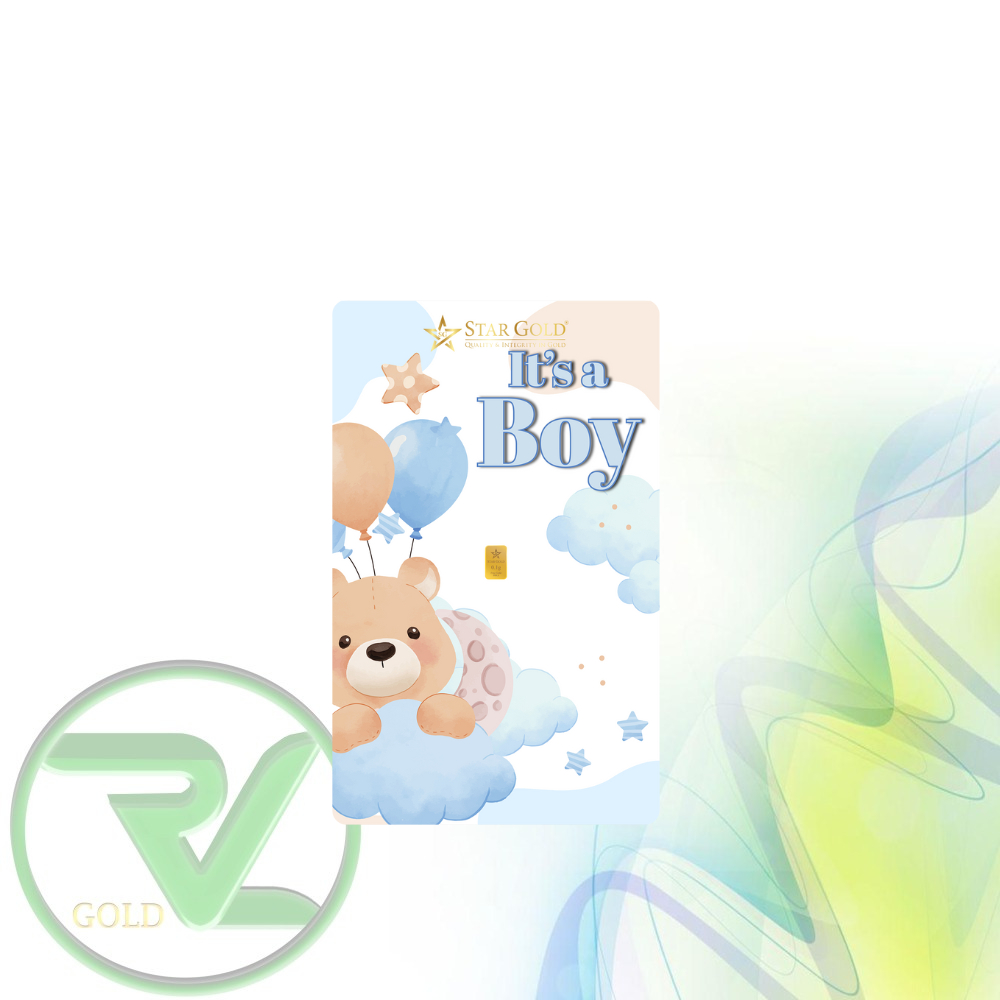 Rvl Gold Logam Mulia StarGold Baby Boy 03 NEW  0.1 Gram dan 0.25 Gram