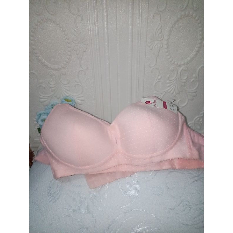 bra pink polkadot