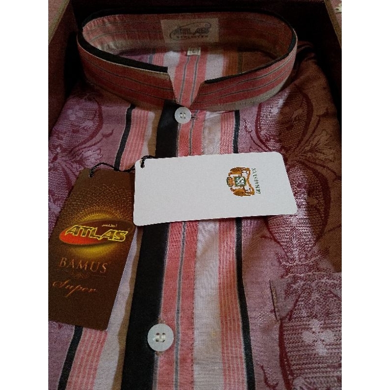 Baju Muslim Baju Koko Atlas Bamus Super