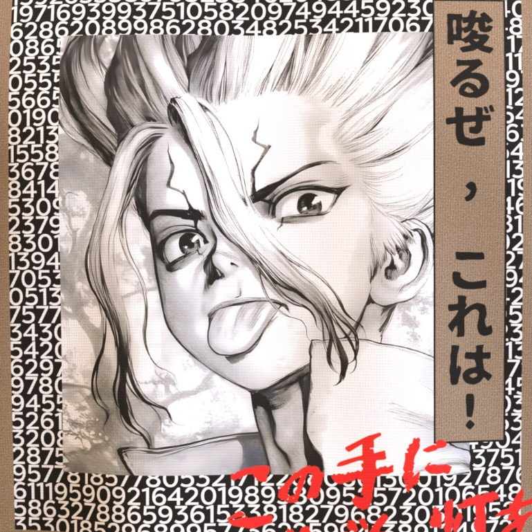 [BAJU Senku - Dr. Stone] - KAOS Dr Stone - REEAJUU - Baju Wibu Otaku Anime Jepang
