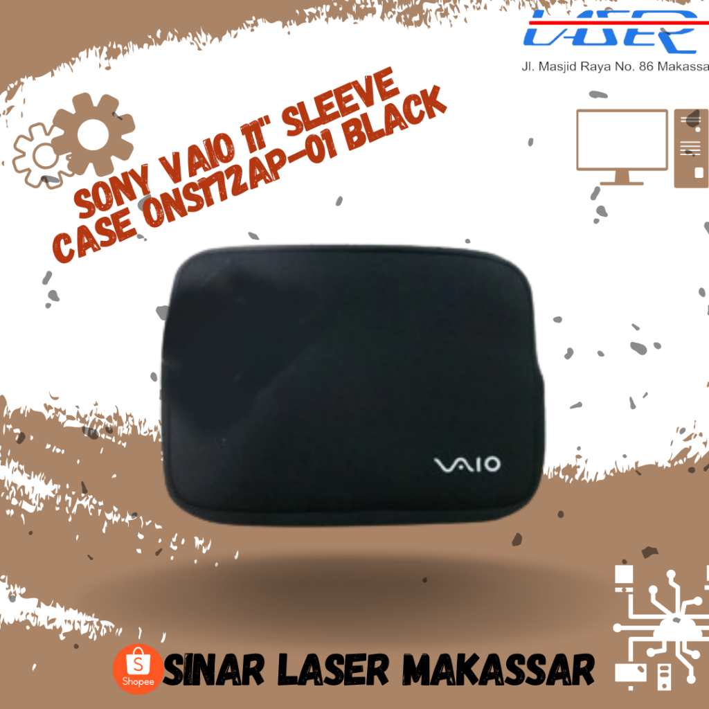 TAS LAPTOP SONY VAIO 11 INC SLEEVE CASE BLACK