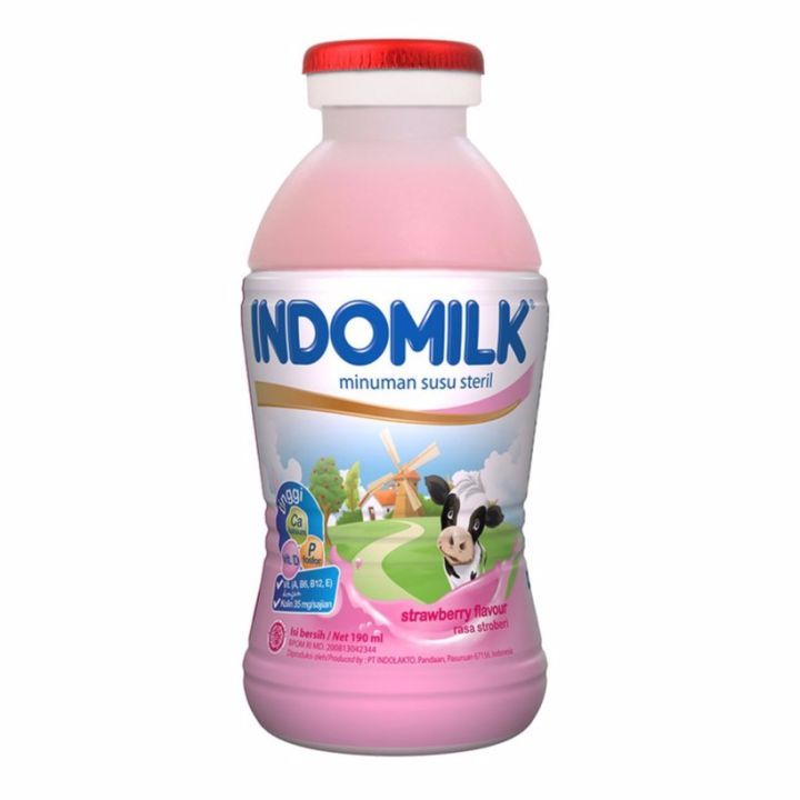 

INDOMILK SUSU CAIR STRAWBERRY BTL 190ml