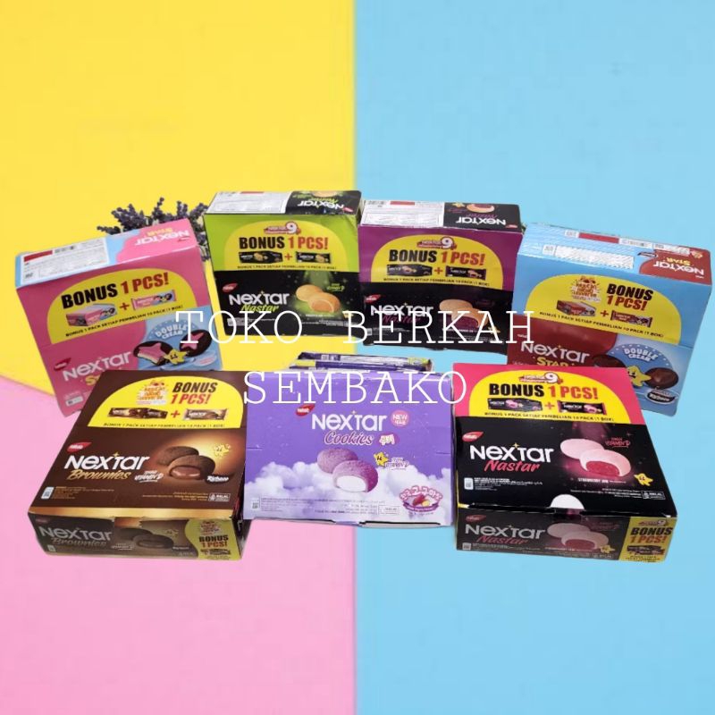 

Nextar Nabati Brownies/Nastar All Varian Isi 10pcs -1 BOX