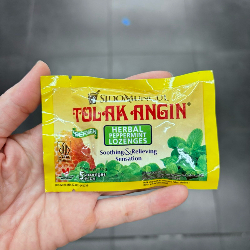 

Permen Tolak Angin Sido Muncul Eceran (SACHETAN isi 5 butir)