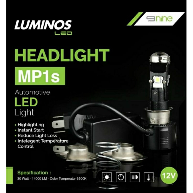 Lampu LED Mini Projecktor MP1S 9Nine Luminos Original Super Terang
