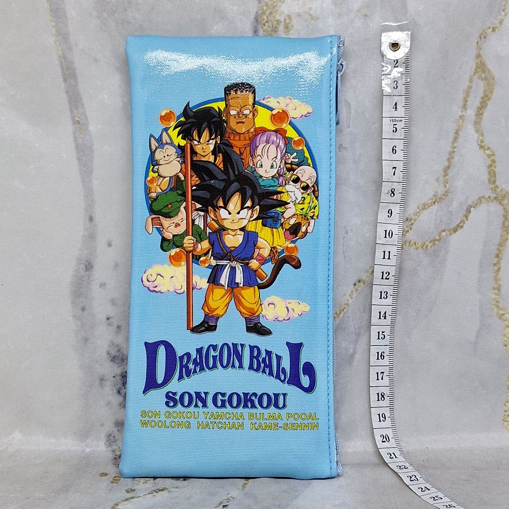 

Dragon Ball Pouch Tas Tangan Tempat Pensil 20 cm Son Goku Yamcha Bulma Woolong Hatchan Kamesennin