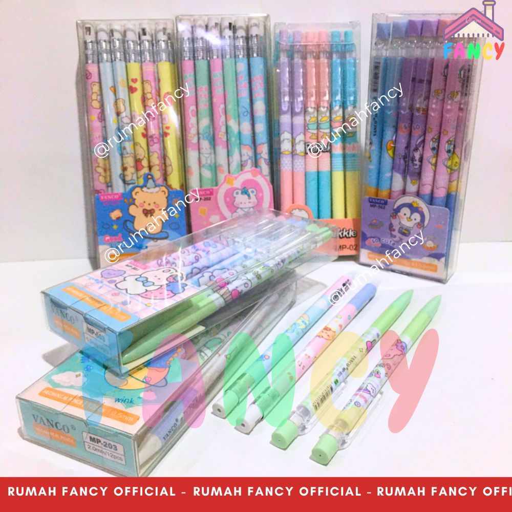 

[1 LUSIN] Pensil Mekanik 0.5mm MP-02 /502 /203 /503 /201 /202 Motif Duck /Bear /Dino /Space Penguin