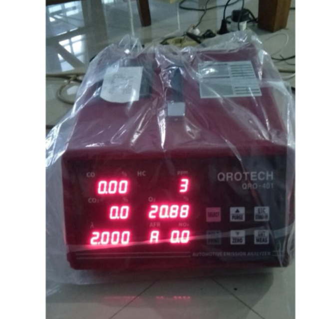 alat uji emisi gas buang qrotech 401
