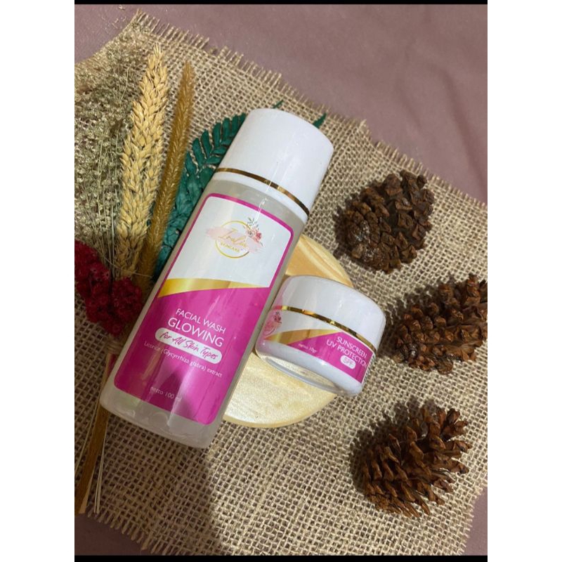 Skincare iralia ecer(facial wash,cream)