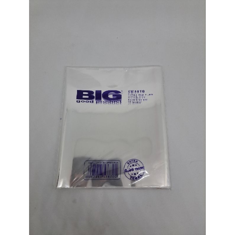 

Per Pak Sampul BIG Kwarto OPP 0.5mm isi 25lembar