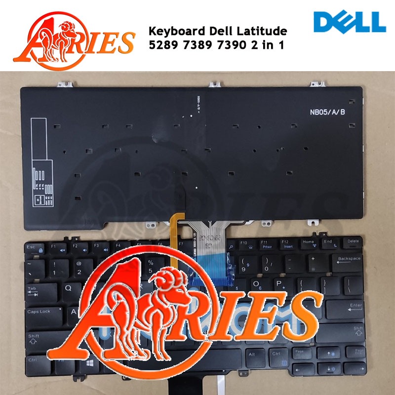 Keyboard Laptop Dell Latitude 5289 7389 7390 2 in 1