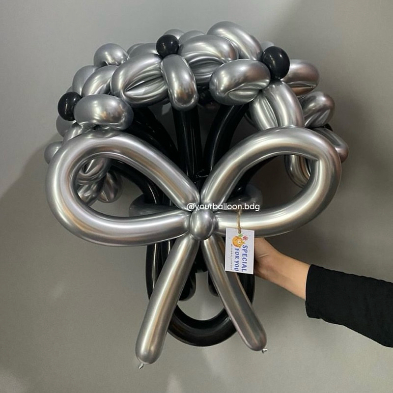 Buket Balon Bunga (8 tangkai pendek) Bandung - Bouquet flower balloon