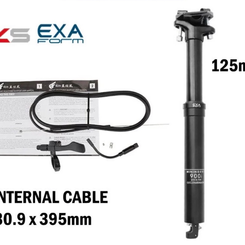 KS EXA FORM KSP-900i T125 DROPPER SEATPOST HIDROLIK 30.9 x 395mm INTERNAL CABLE
