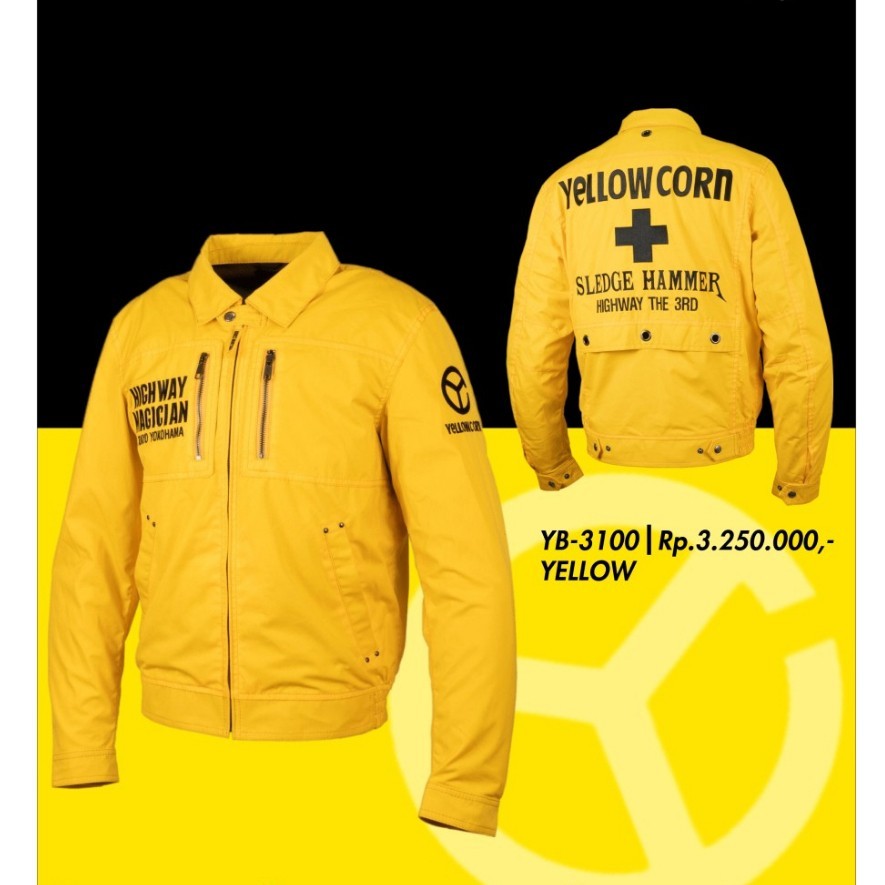 Jaket Motor Yellowcorn YB-3100 YELLOW CORN
