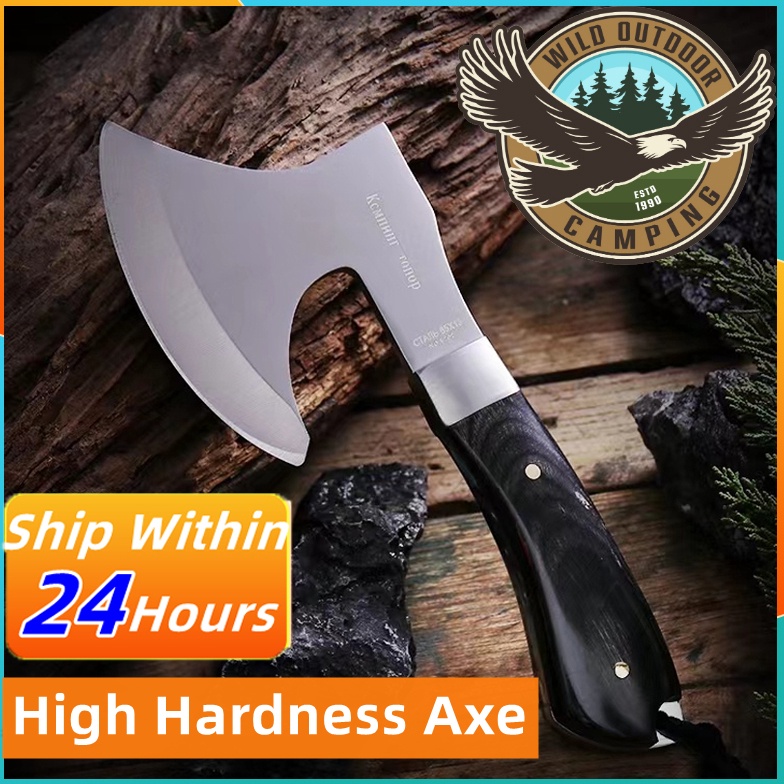 KODE E7Y Mielee Kampak cacah Tulang Super Kuat dan Kokoh Baja jombo gagang kayu Suriansyah