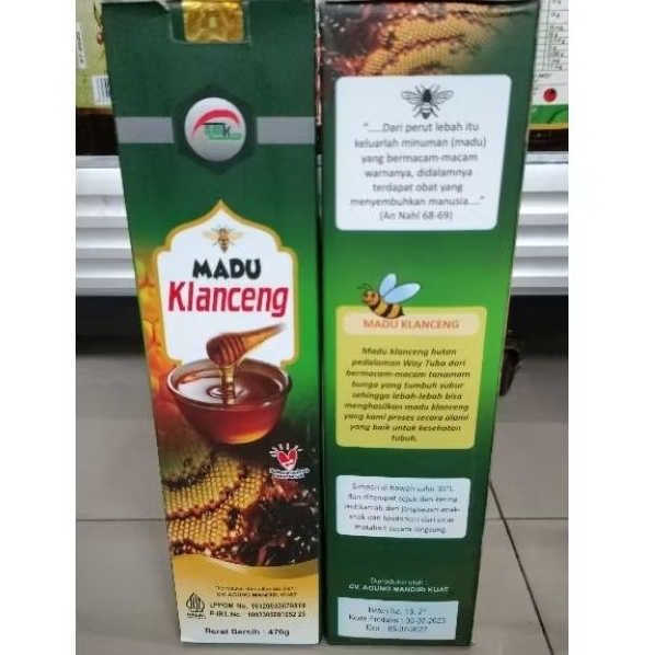 

Madu Klanceng AMK 470gr / Madu Lanceng Apis Trigona Asli Murni