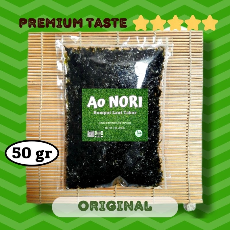 

Ay00! NRumput Laut kering tabur 50 gram AonRumput laut tabur Nsushi NRumput laut Halal Rumput laut