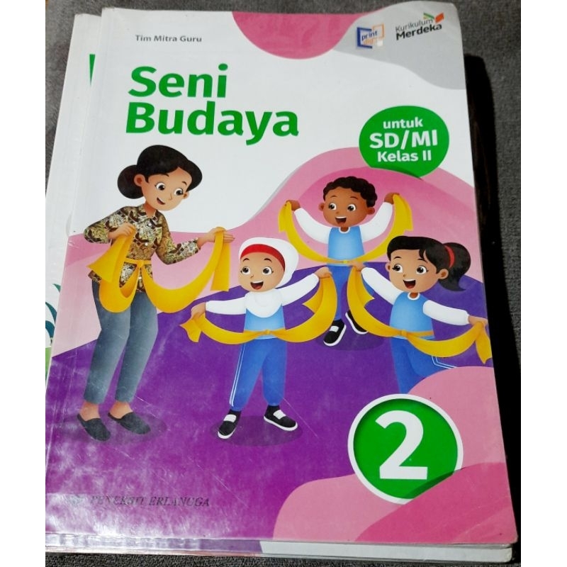 

buku Seni Budaya erlangga kurikulum merdeka kelas 2(bekas)