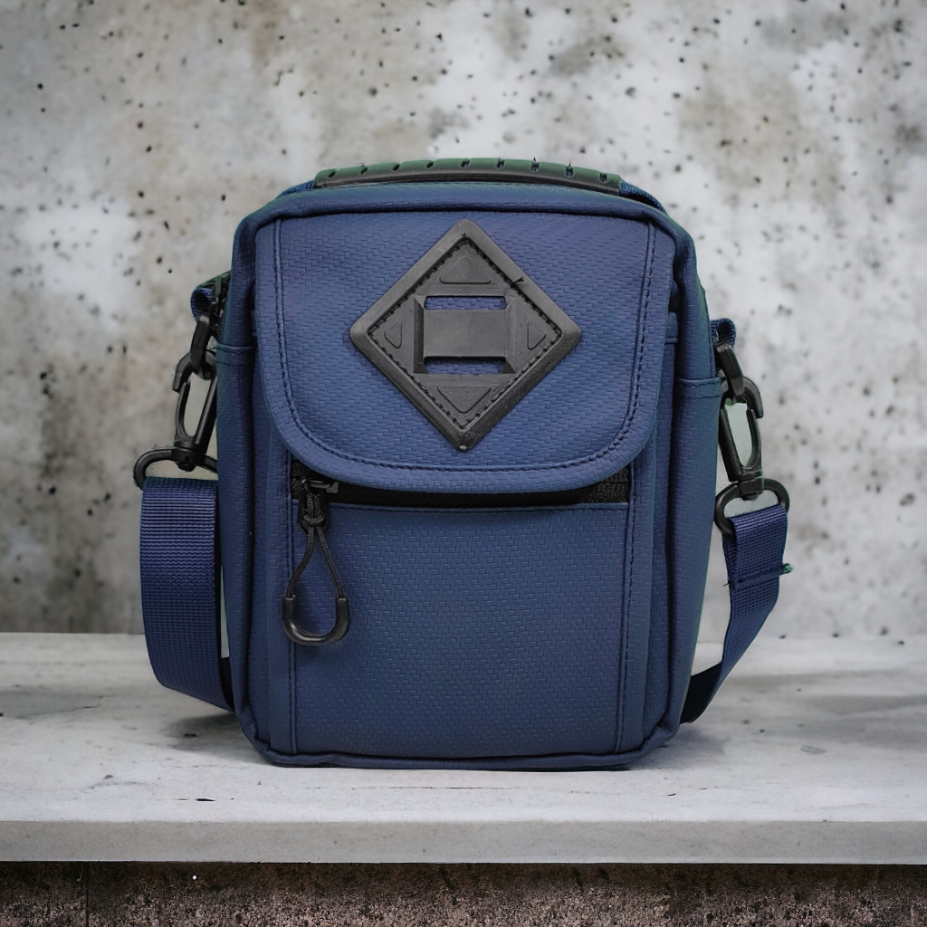 Tas Pria Selempang Heavy Sling Bag Premium Waterproof Tahan Air | Tas Salempang Bahu Pria Tenteng