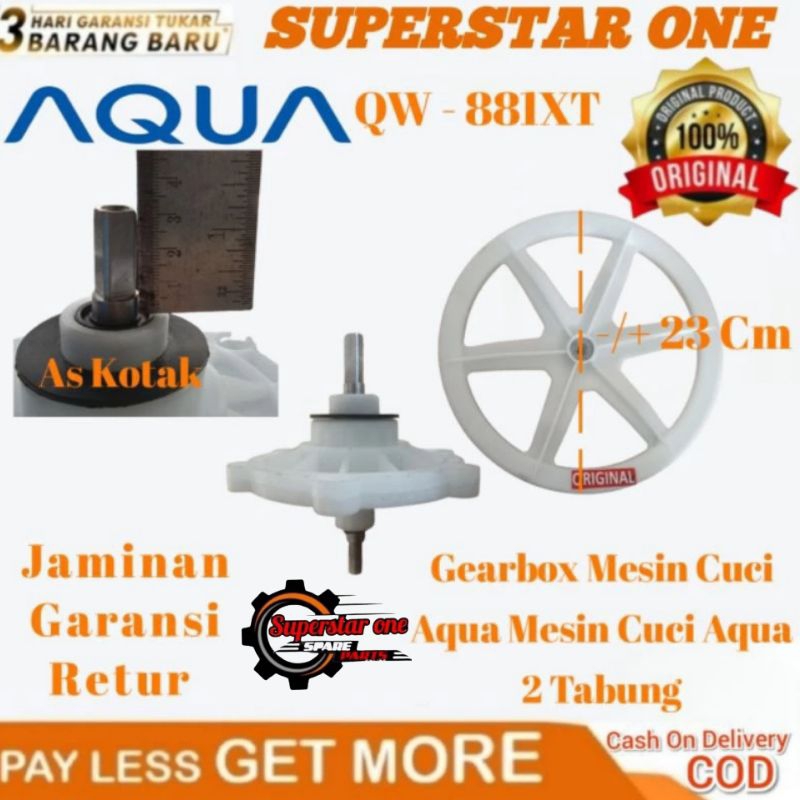 Gearbox Mesin Cuci Aqua Mesin Cuci Aqua 2 Tabung QW - 881XT