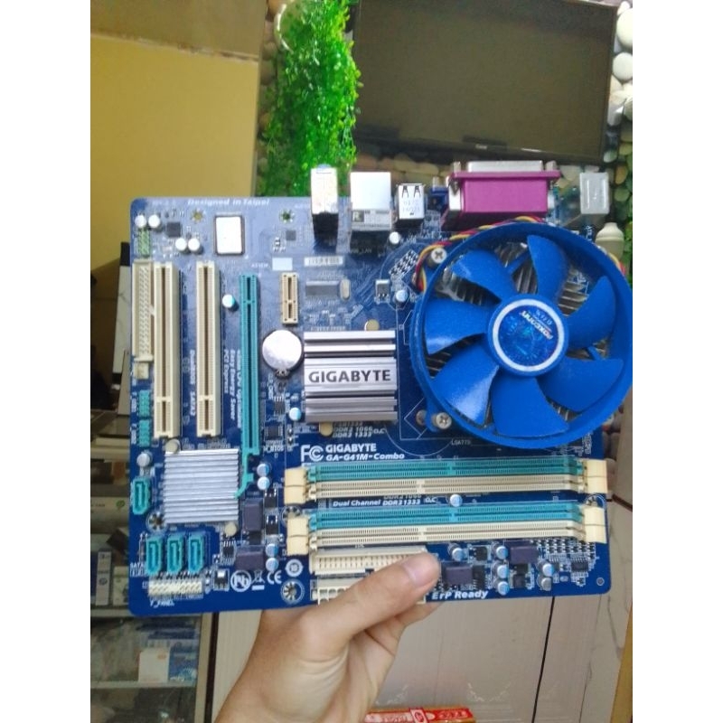 Mobo G41 Procesor Core2quad Q9550 Fan gaming ✓ SETARA i5 GEN 3