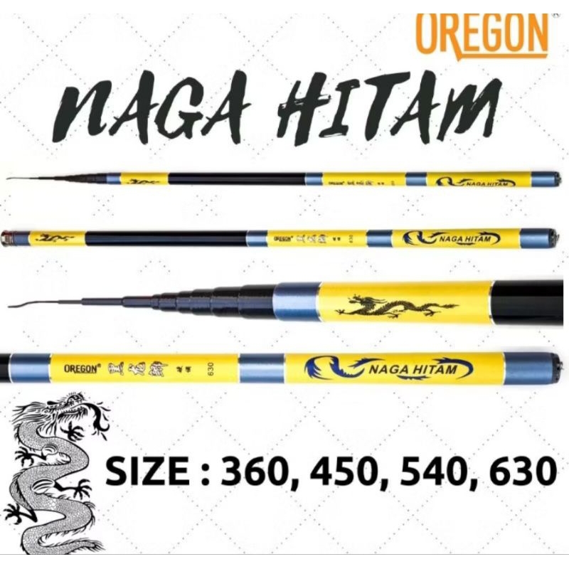 Tegek Oregon naga hitam(pakingpralon)