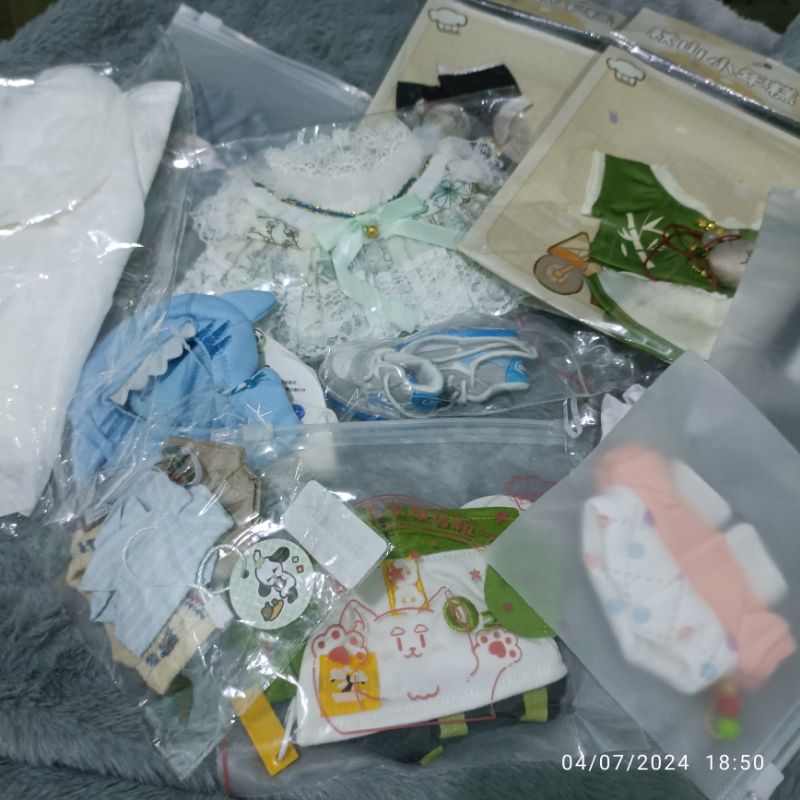 aneka doll clothes aksesoris 10cm 20cm sepatu dress hanfu outfit