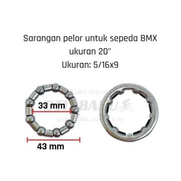 Pelor Sarangan As Tengah Sepeda Bmx 20 promo