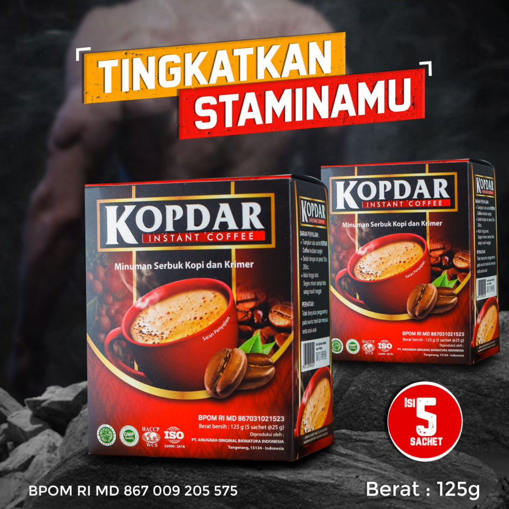 

Kopdar Kopi Stamina Pria Dewasa -Kopi Kopdar Exsotica Coffee (ISI 5 SACHET)