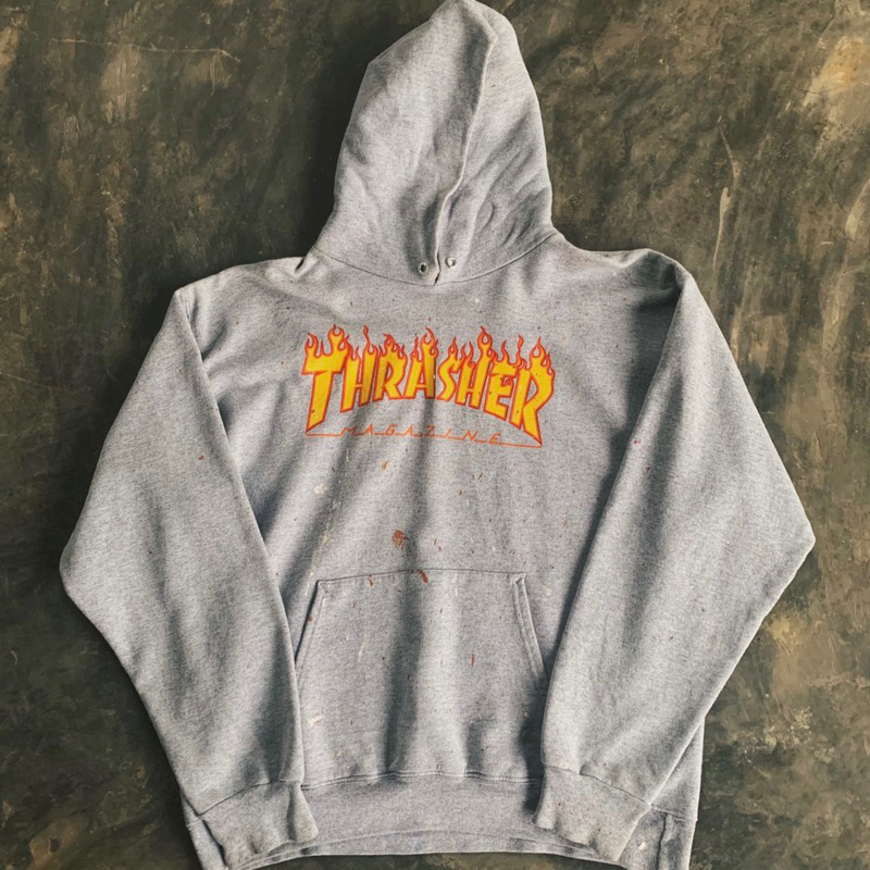 Hoodie Thrasher Grey