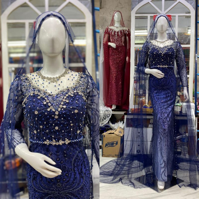 gaun pengantin / gaun pengantin slim / slim dress pengantin