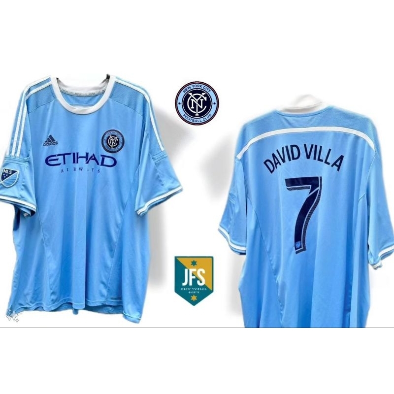 Original Jersey New York City FC Home 2015 & Home 2016 David Villa