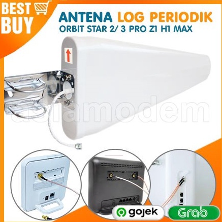 ANTENA LOG PERIODIK UNTUK MODEM HUAWEI B312 ORBIT STAR2 ORBIT PRO ORBIT PRO 3 ORBIT PRO H1 TPLINK MR