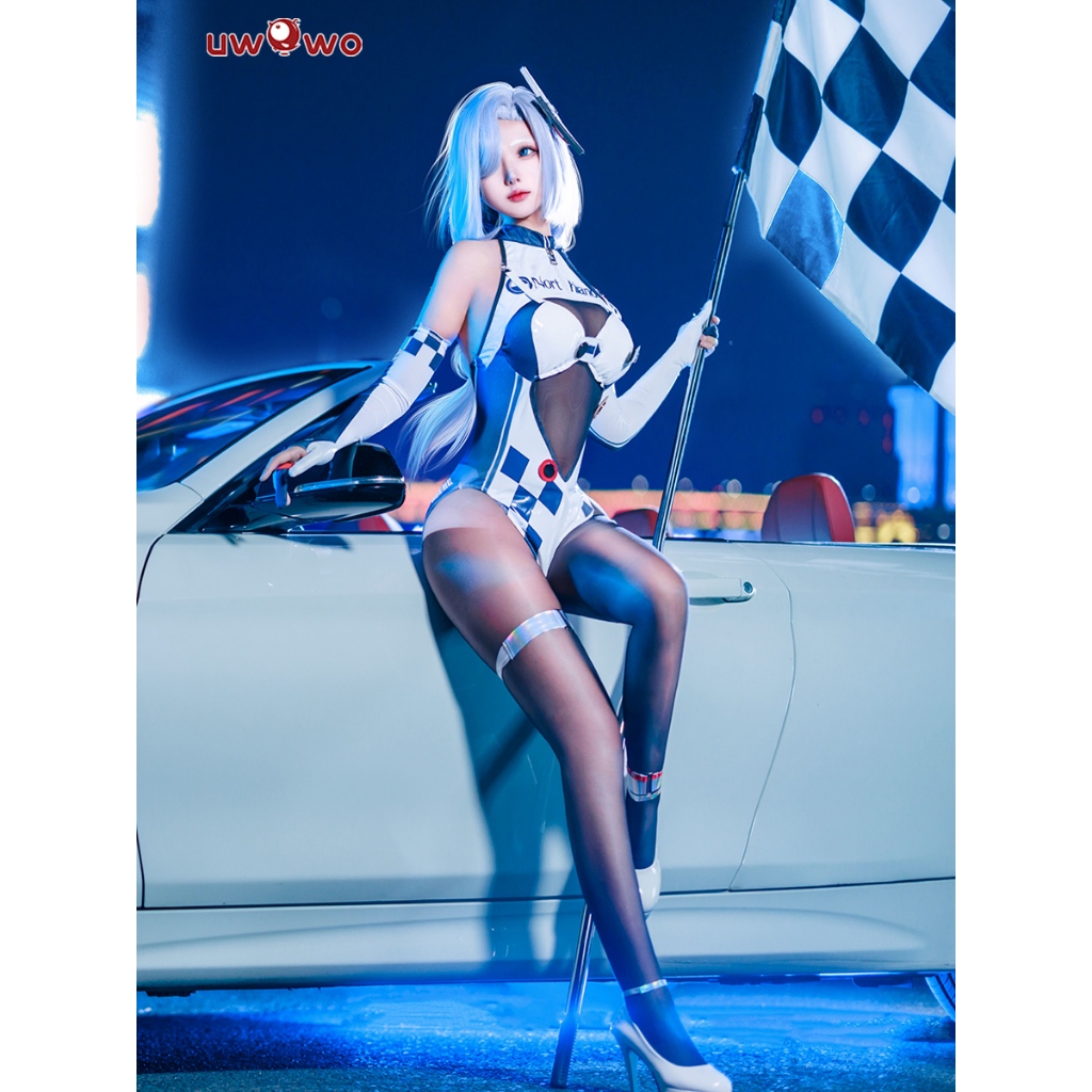 【Uwowo】Genshin Impact cosplay Shenhe cosplay Costume and Shenhe Chuuya Wig