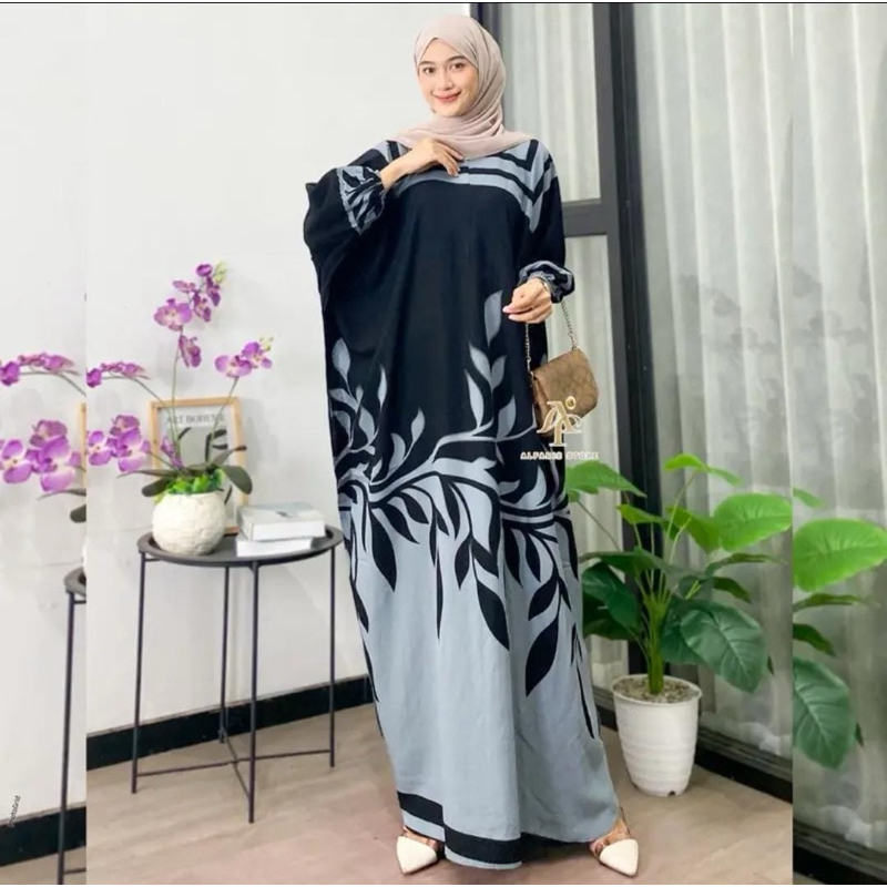 Kaftan jumbo motif terbaru ld 170 cm pb 135-145 cm