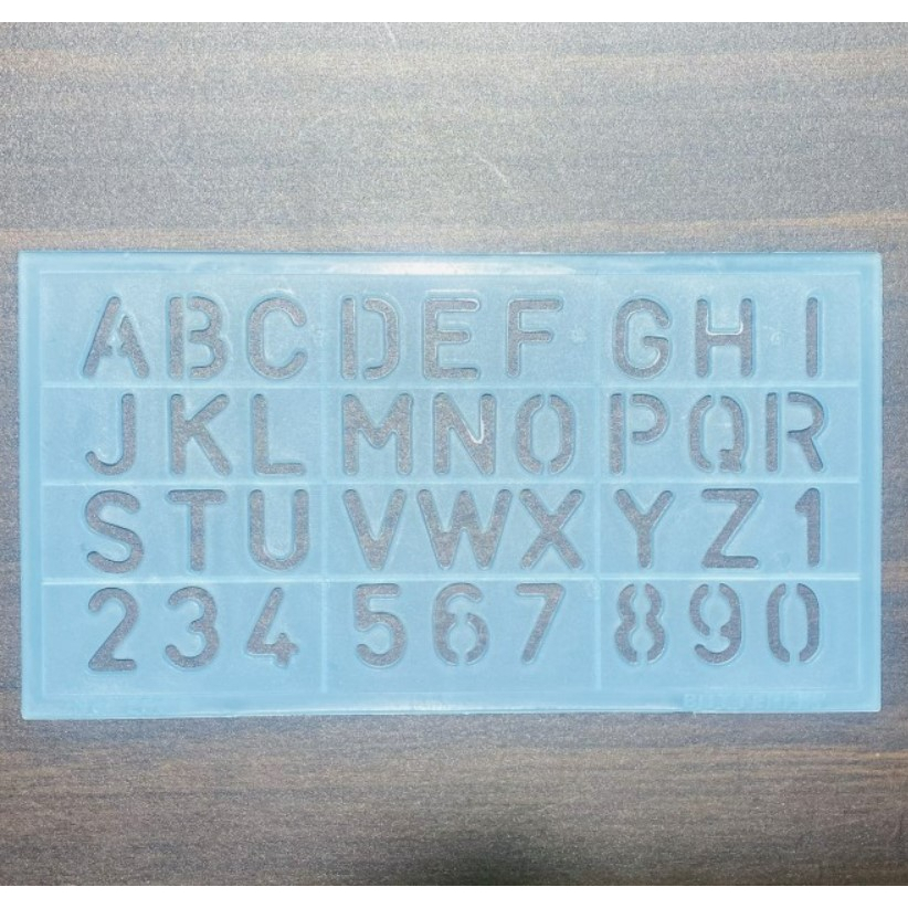 

❤️H2O❤️ Butterfly Penggaris Cetakan Template Huruf Angka HA-250