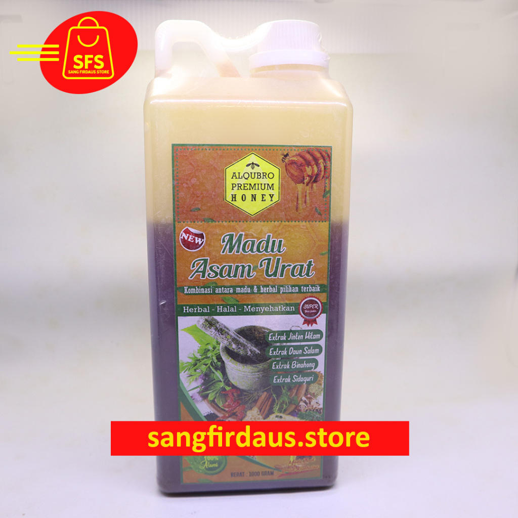 

Madu Asam Urat Al Qubro 1kg Madu Herbal Ampuh Atasi Asam Urat