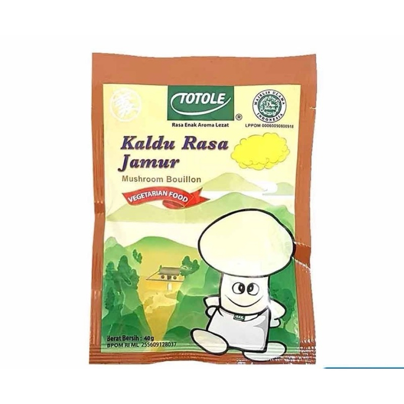 

TOTOLE KALDU RASA JAMUR 40 GR