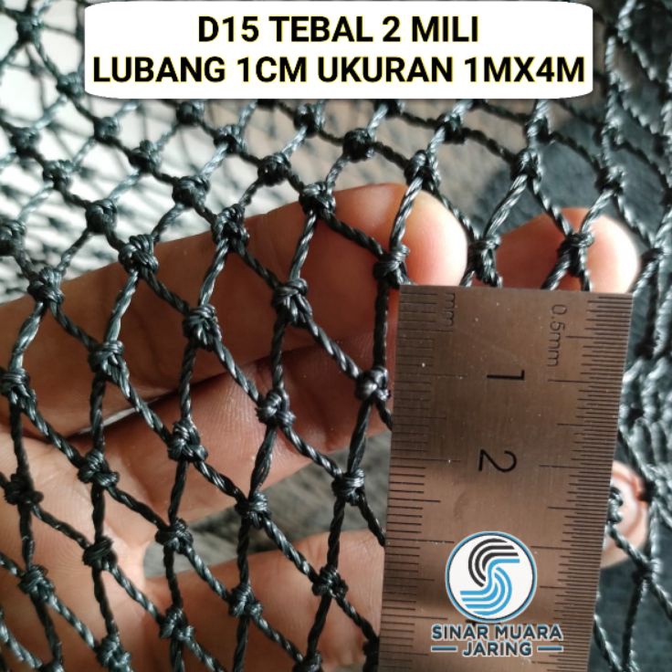Obral Irit  Jaring PE Tebal lubang 1cm 1mx4mJaring Ayam TebalJaring Pagar Ayam TebalJaring tutup kol