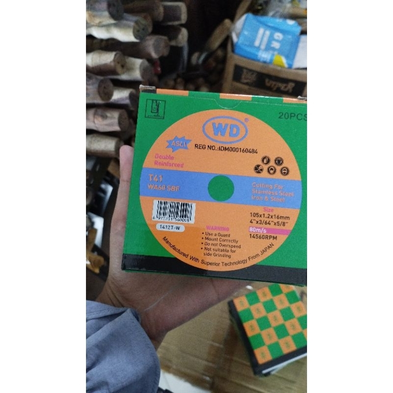 Resibon Wd Resibon Besi Potong Bes 4 inchi [1 pcs]