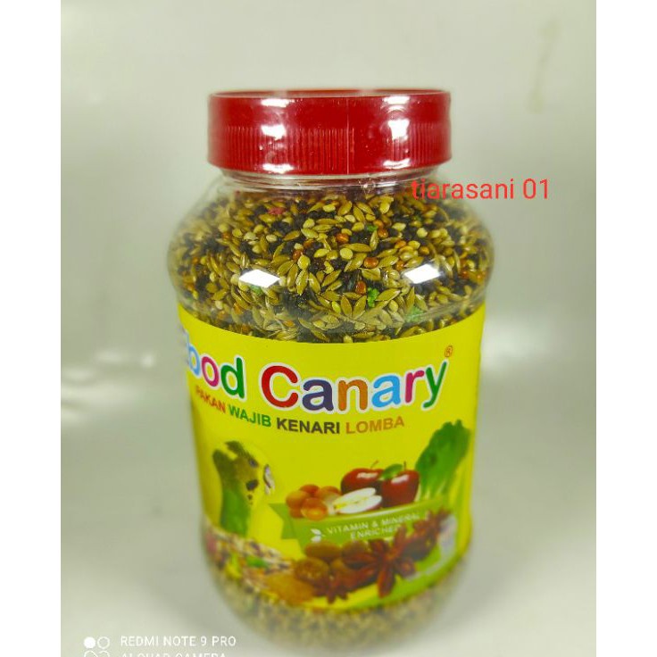 Promo Irit  EBOD CANARY BOTOL PAKAN BURUNG KENARI BLACTROAT SANGER BRANJANGAN DLL