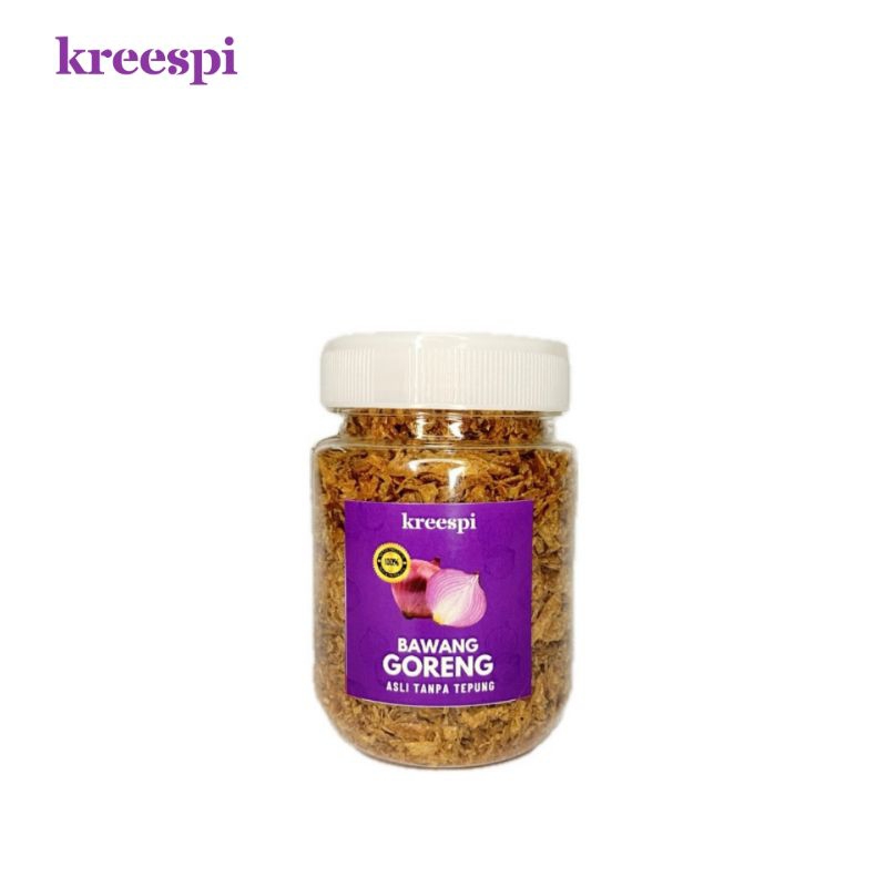 

Kreespi - Premium Bawang Goreng 50gr Asli Tanpa Tepung Sehat