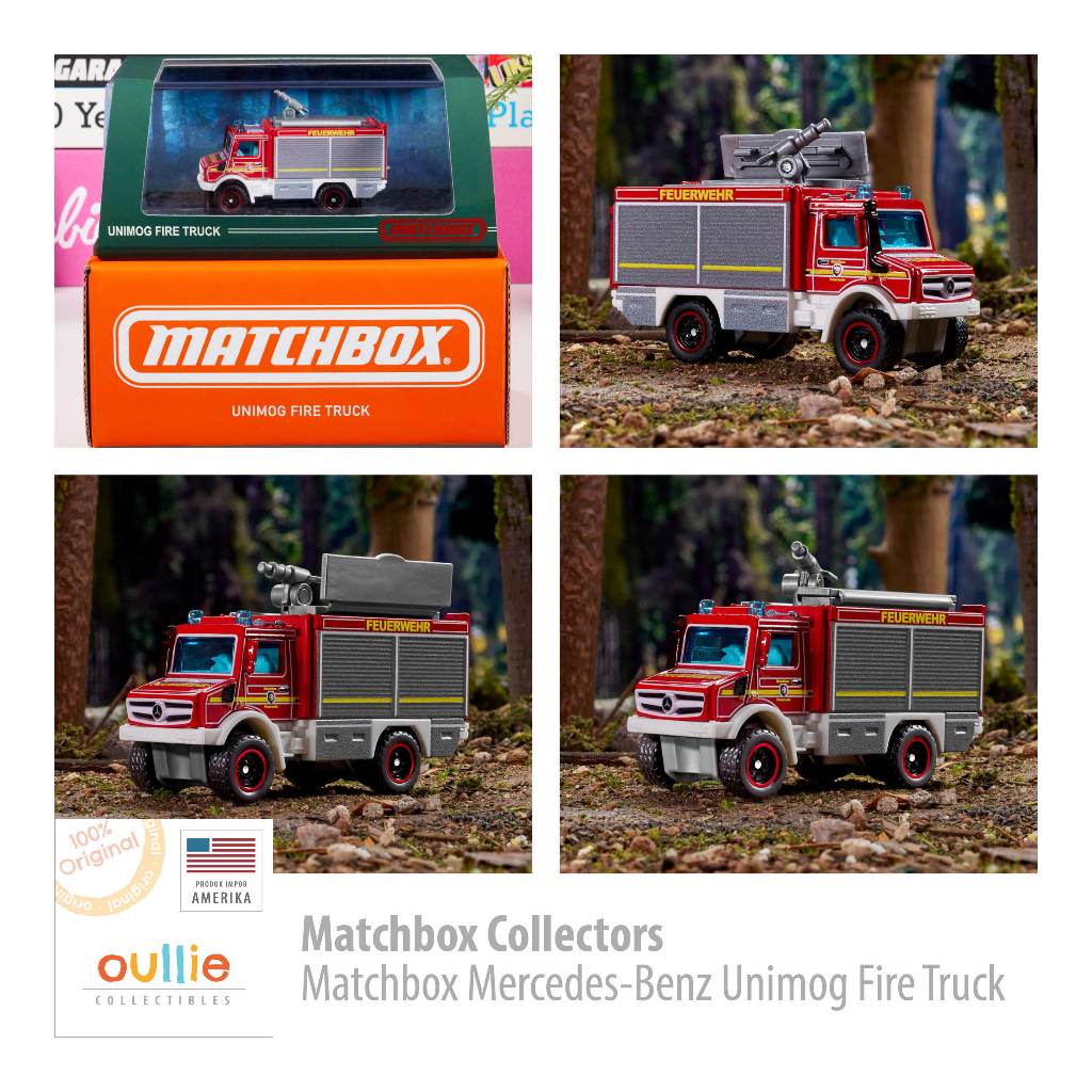 Matchbox Collectors - Matchbox Mercedes-Benz Unimog Fire Truck