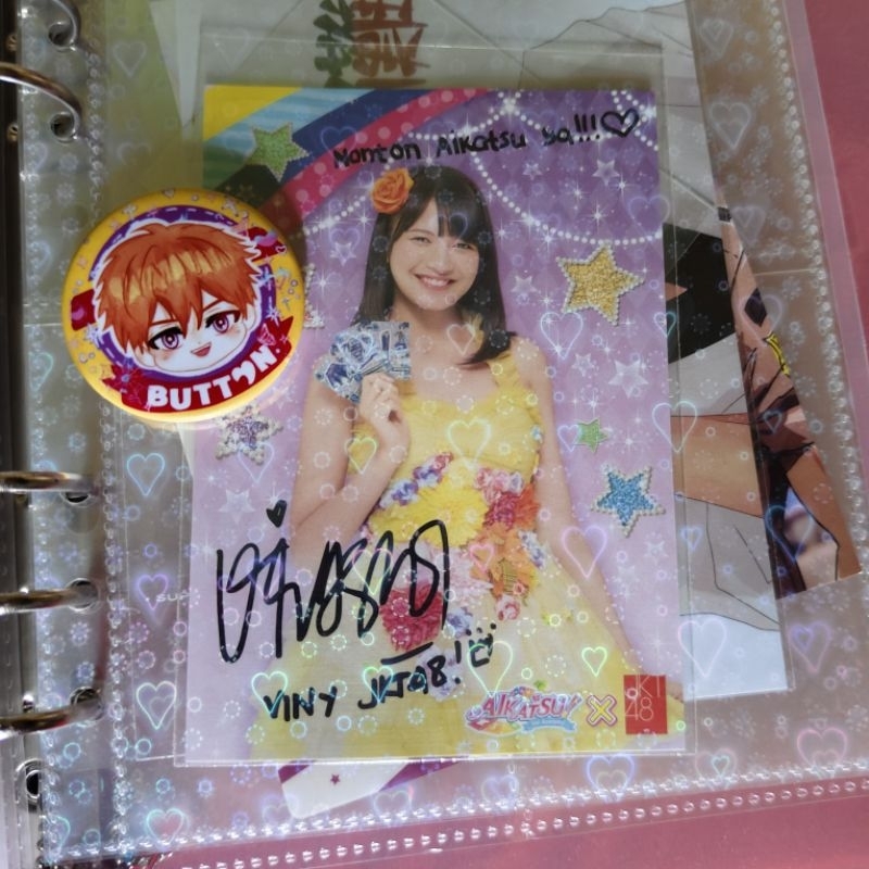 Aikatsu Official merch Jkt48 Viny Photocard