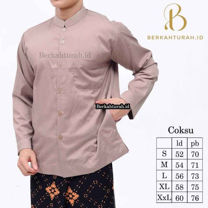 Baju Koko Pria Terbaru Saku Samping Ibrahim Collection