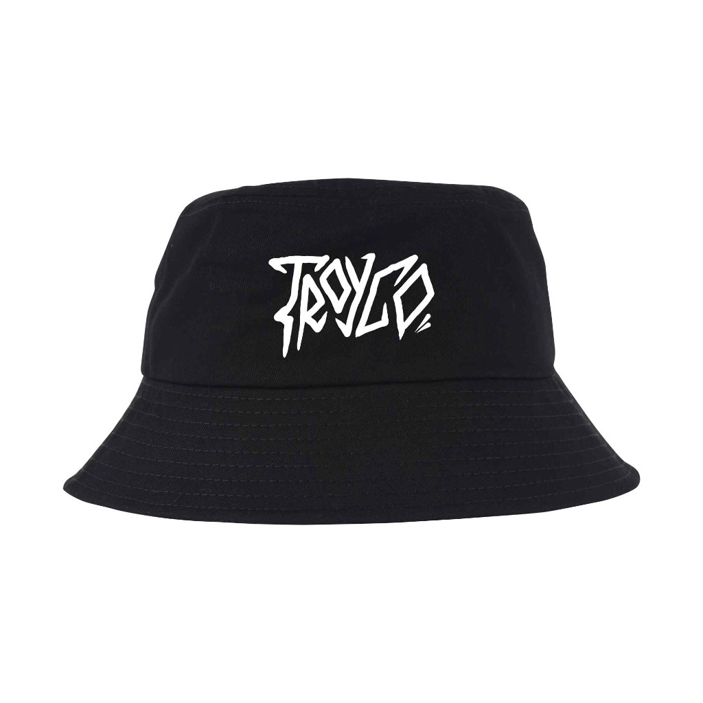 Troy Company Bucket Hat Topi Hitam Taper BH 2517